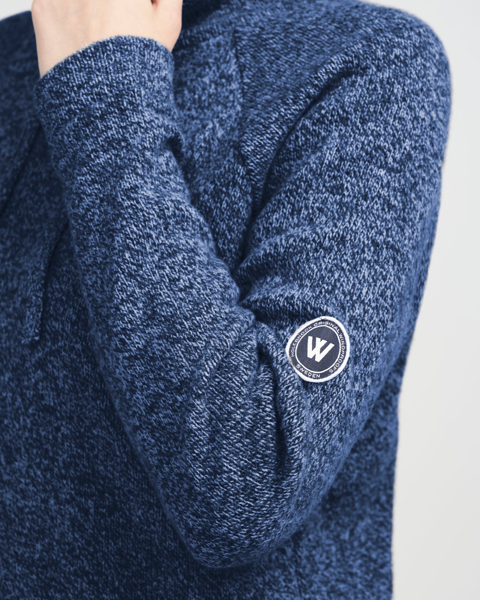 Angelika Windproof Sweater- Dark Royal Melange