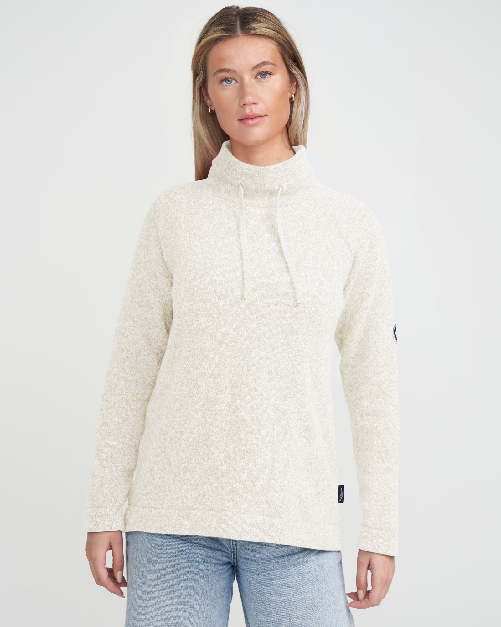 Angelika Windproof Sweater- Creme