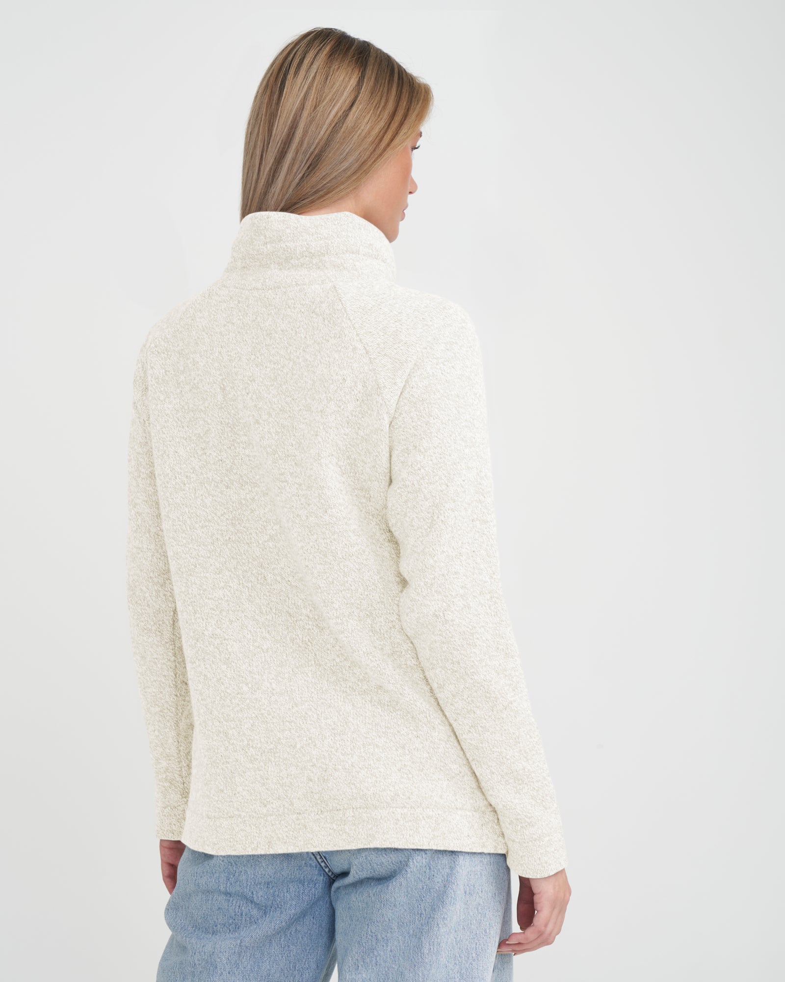 Angelika Windproof Sweater- Creme