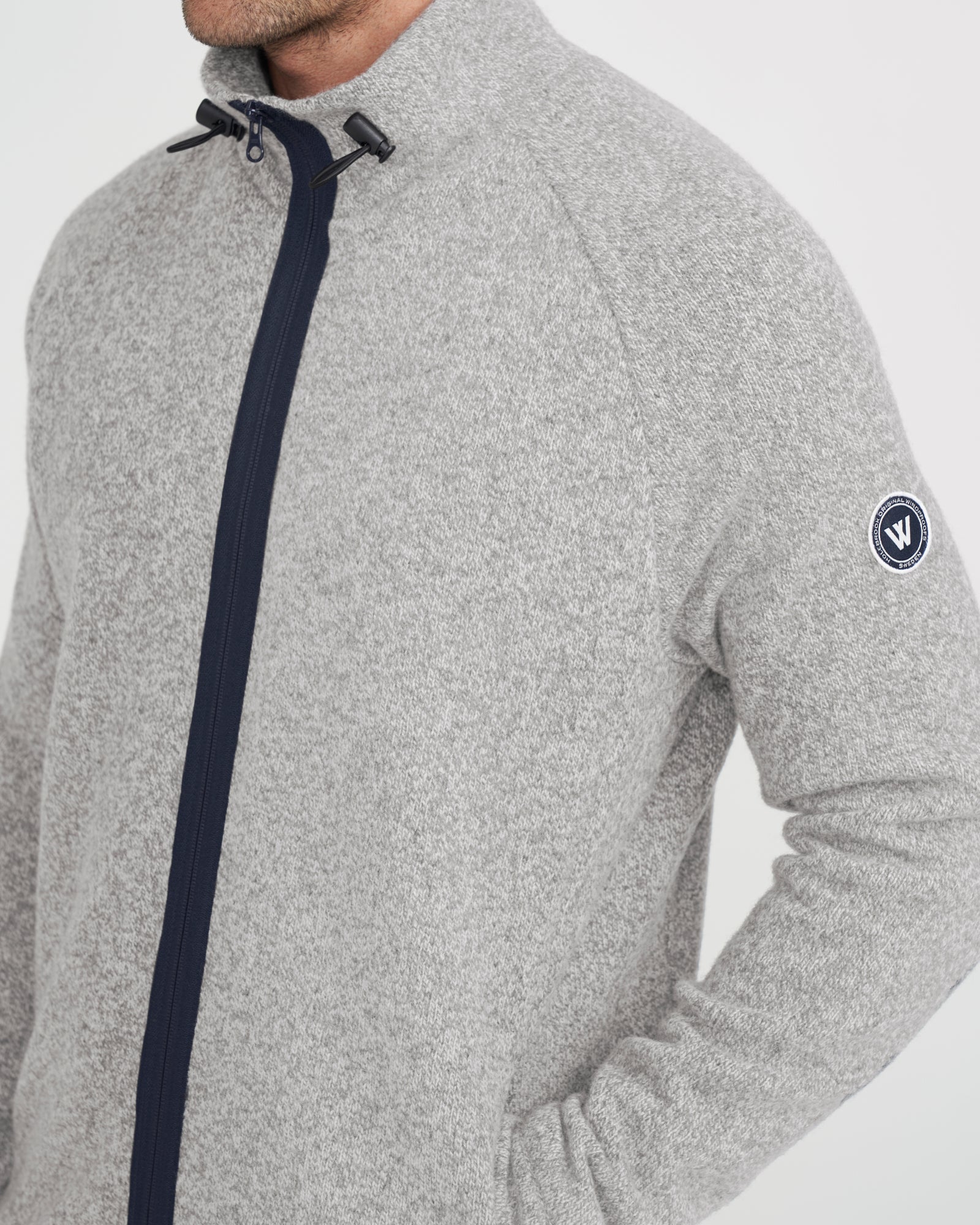 Bror Full Zip Windproof - Marble Grey – Holebrook USA