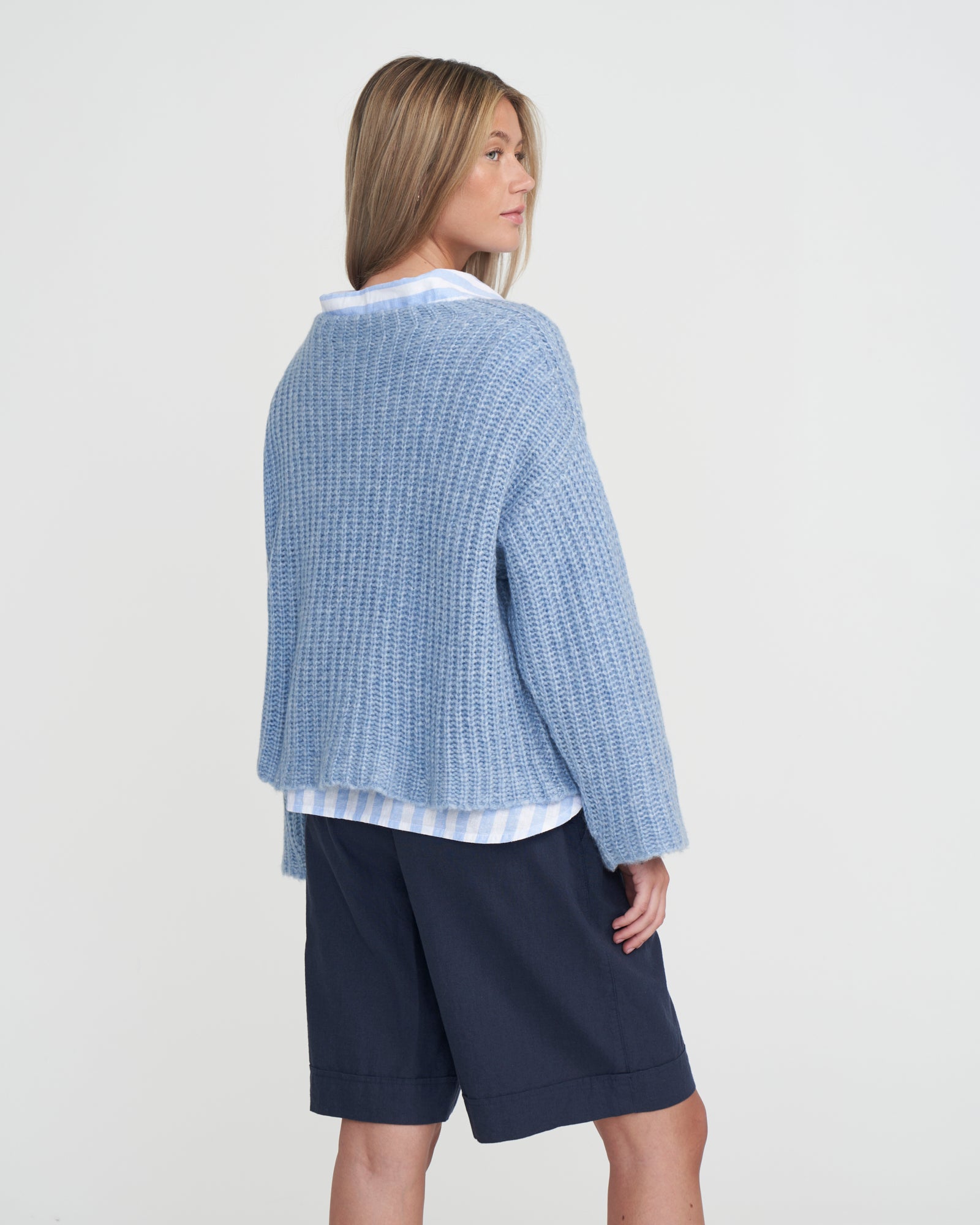 Cajsa Sweater-Stonewash