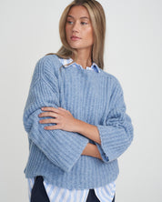 Cajsa Sweater-Stonewash