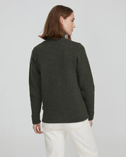 Claire Windproof Sweater- Bottle Green