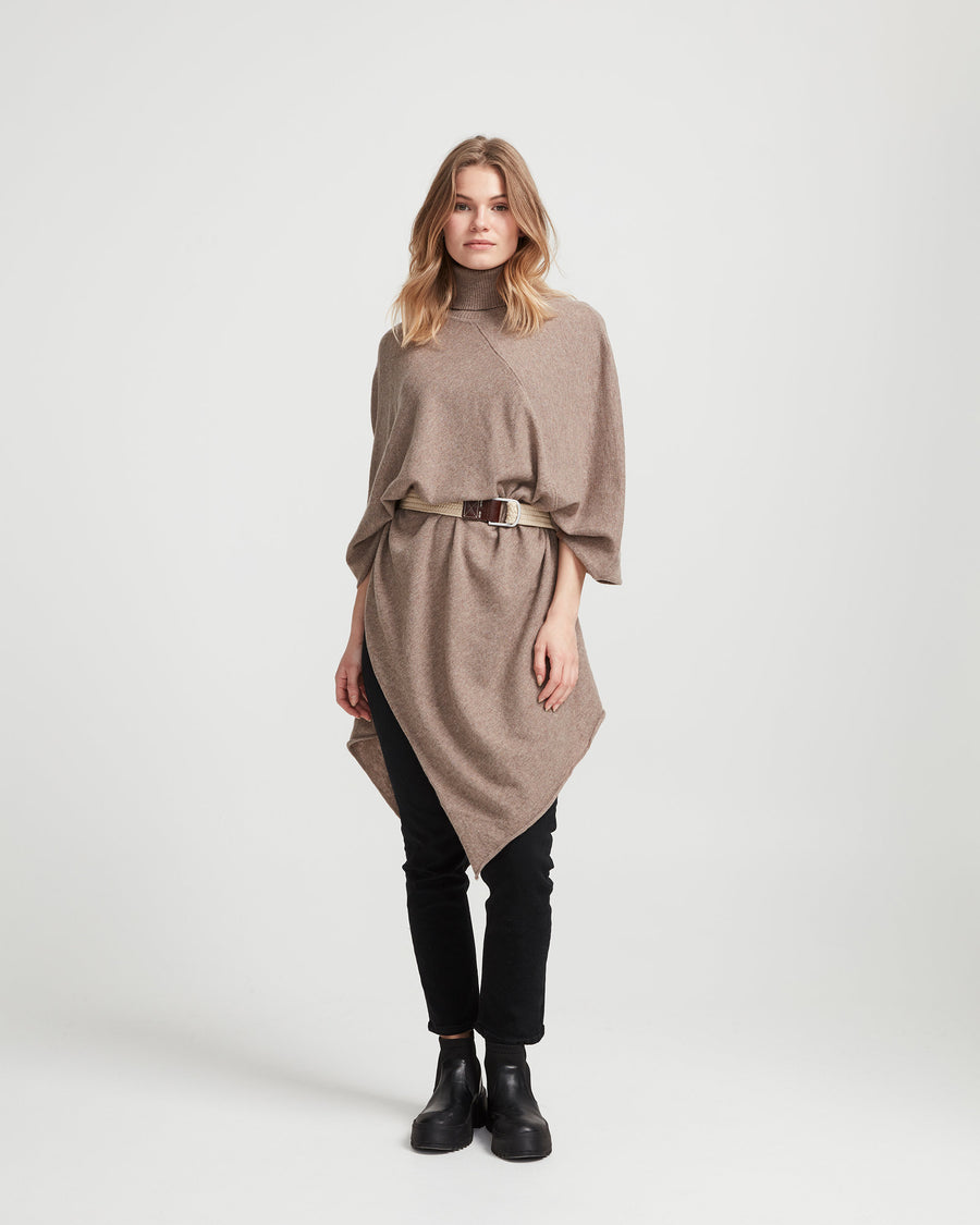 Fia Poncho- Walnut