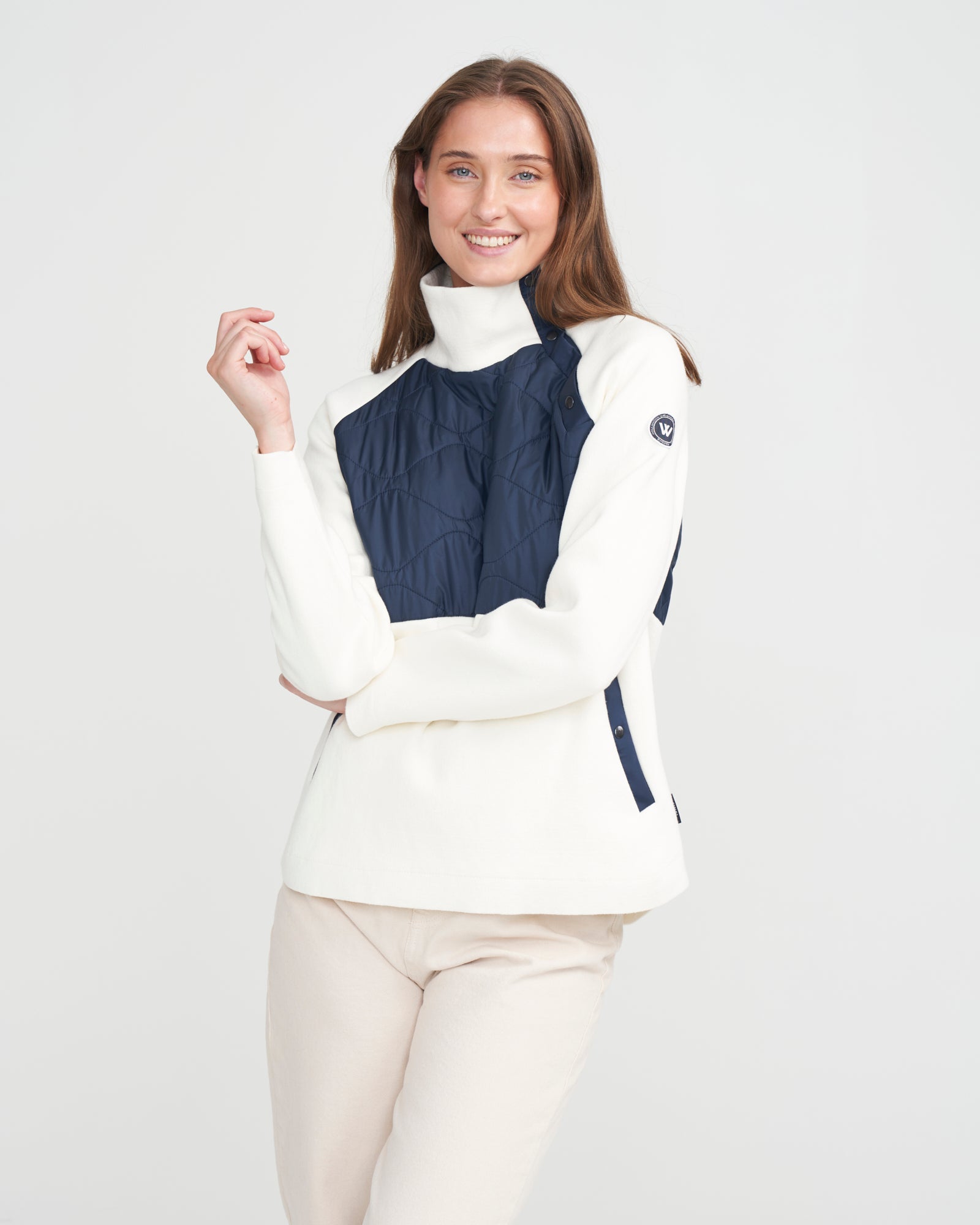 Jannike Windproof- Off White/Navy