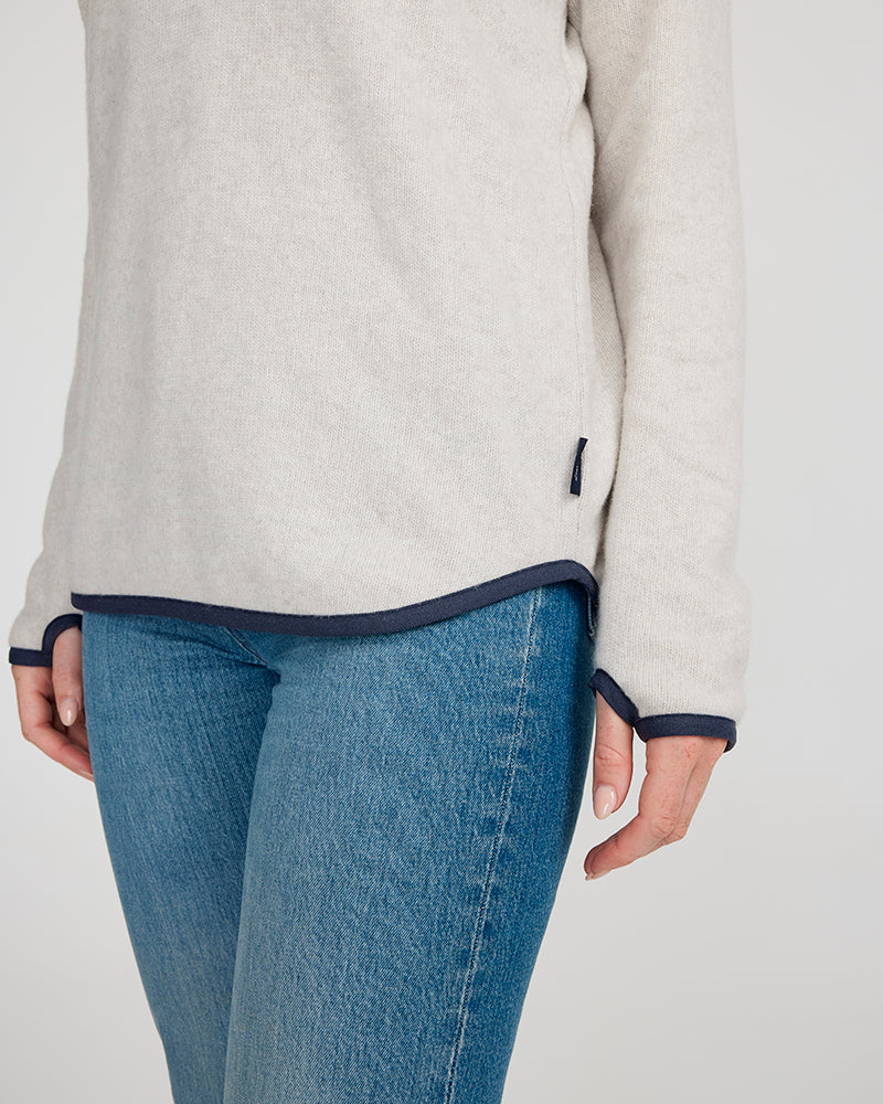 Judit Hood Windproof- Lt Grey