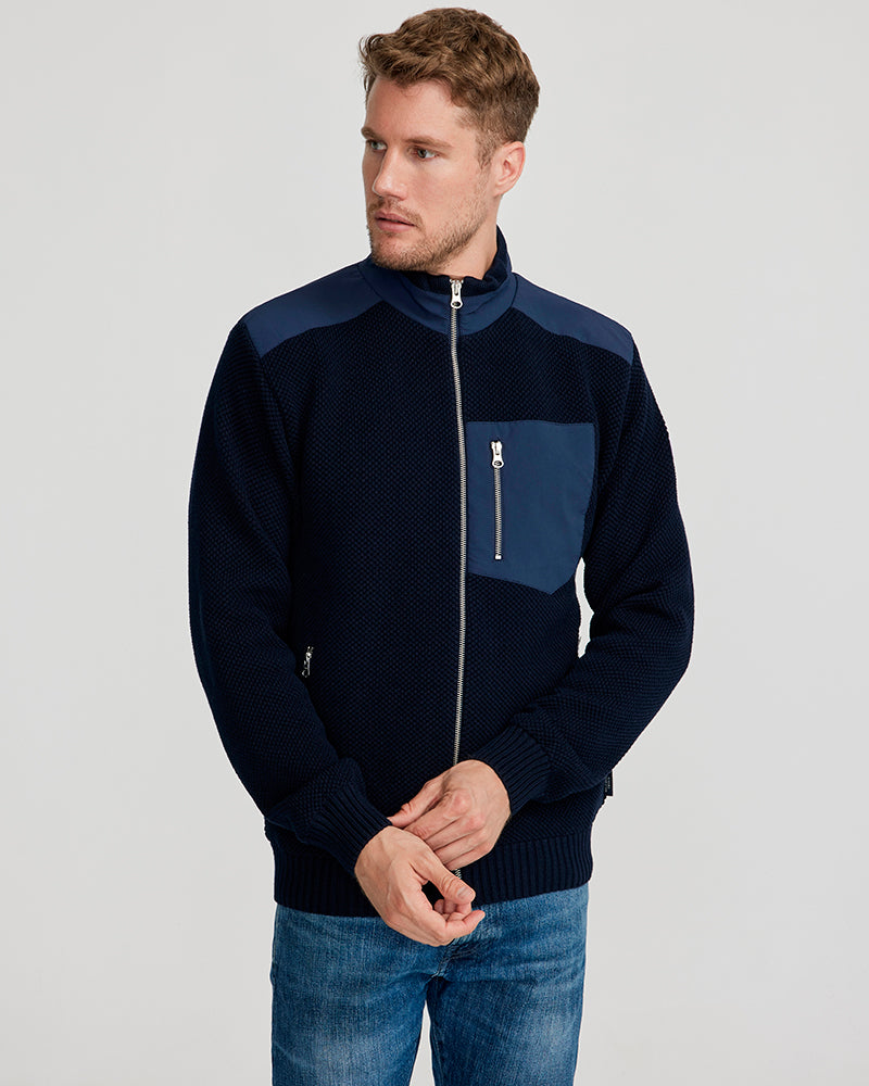 Konrad Full Zip Windproof-Navy