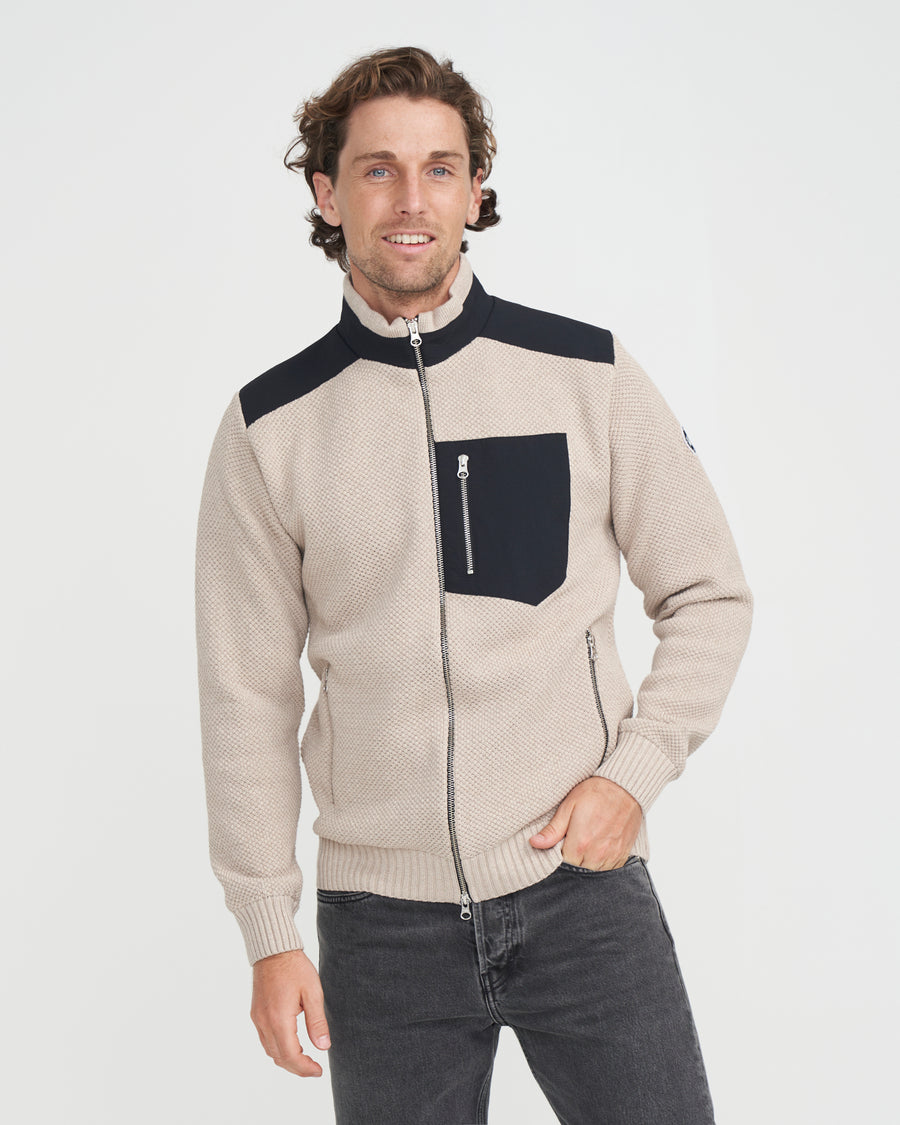 Holebrook zipper windproof sweater clearance