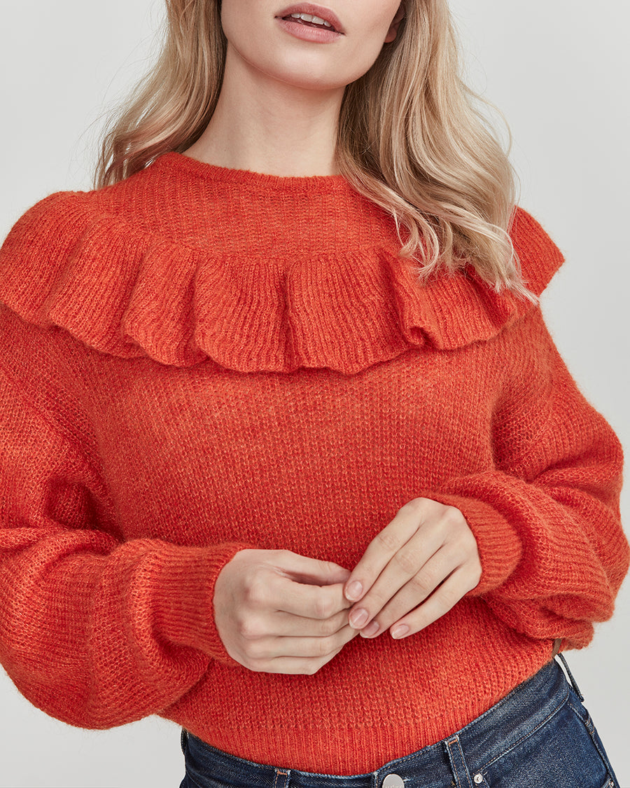 Madison Crew- Bright Red