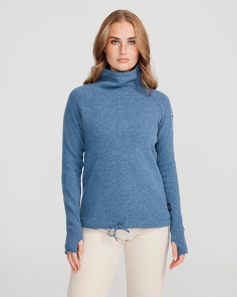 Martina Windproof Sweater -Fade Blue