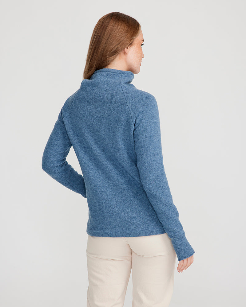 Martina Windproof Sweater -Fade Blue
