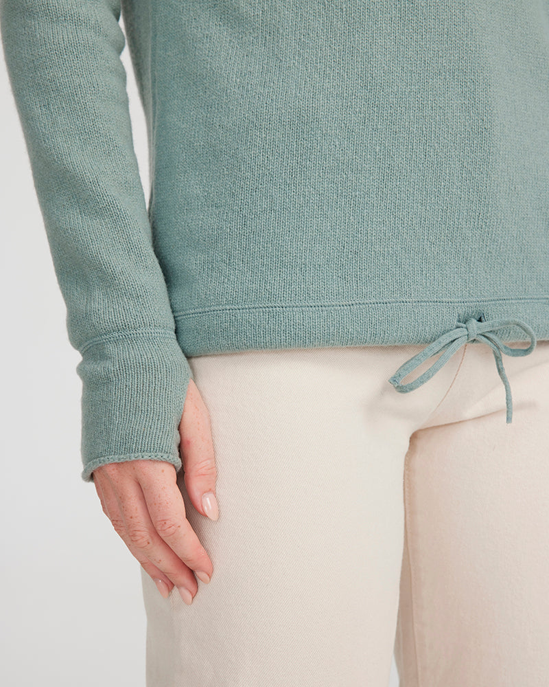 Martina Windproof Sweater -Sage