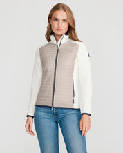 Mimmi Full Zip Windproof Jacket -  Off-White/Khaki
