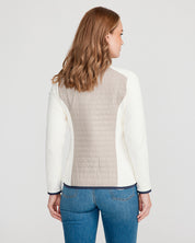 Mimmi Full Zip Windproof Jacket -  Off-White/Khaki