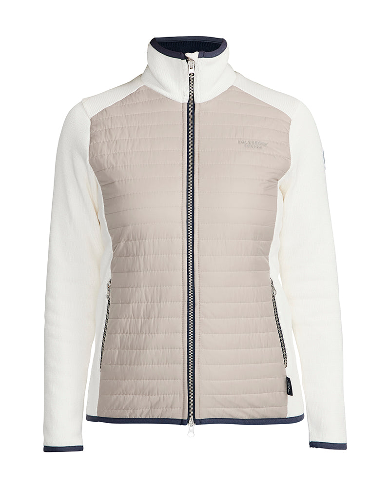 Mimmi Full Zip Windproof Jacket -  Off-White/Khaki
