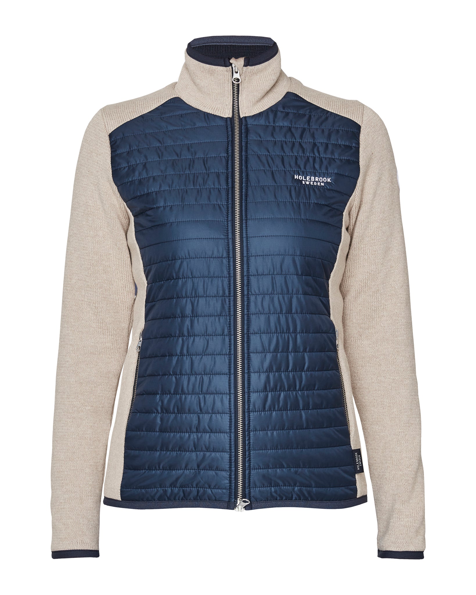 Mimmi Full Zip Windproof Jacket-Khaki/Navy – Holebrook USA