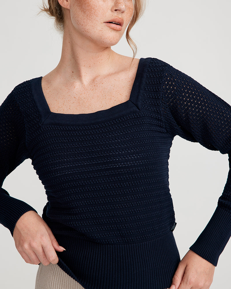 Mira Square Neck