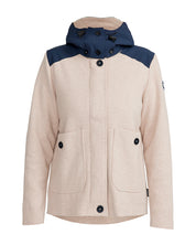 Pia Windproof Hood Jacket - Khaki/Navy