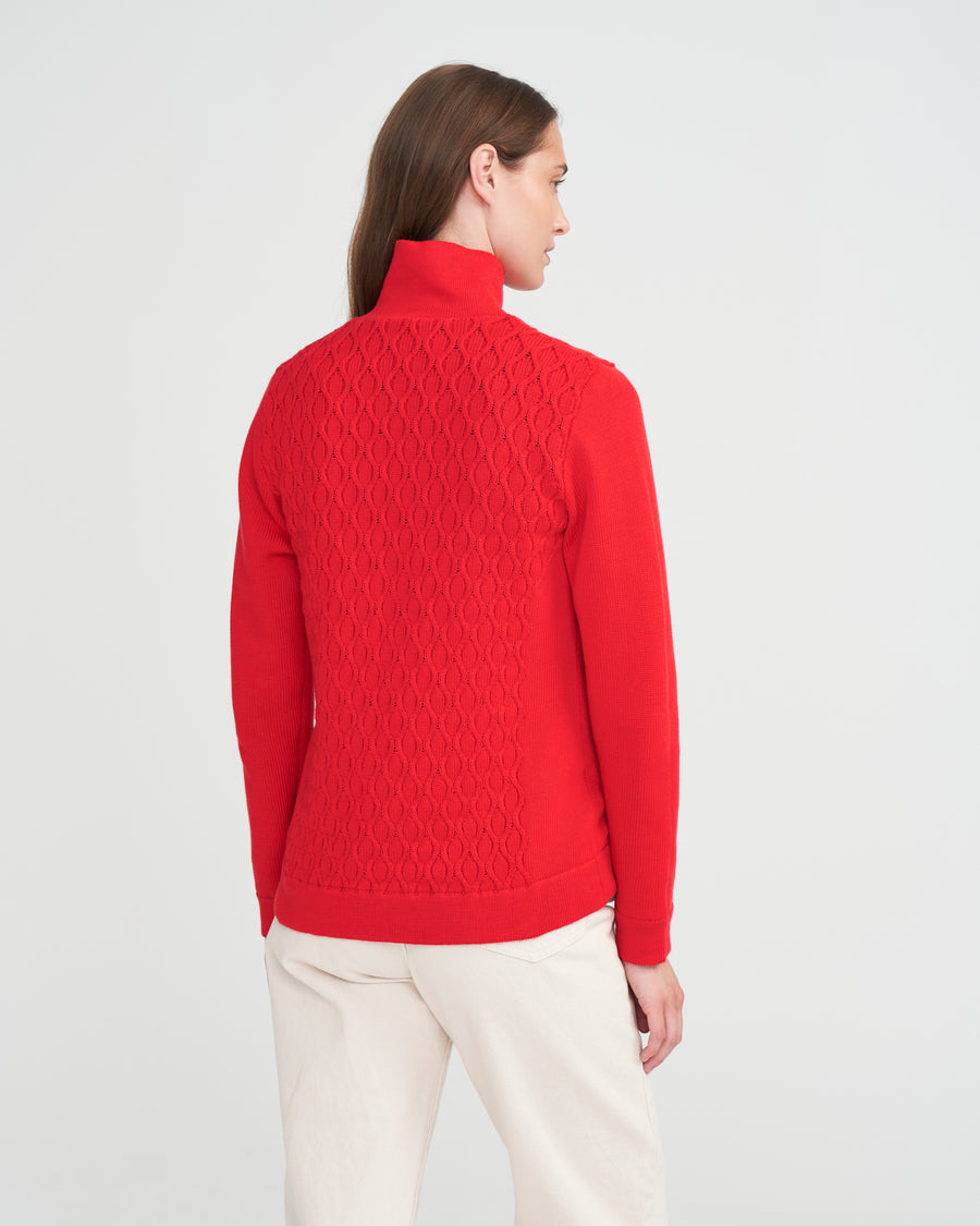 Reidun Fullzip - Raspberry