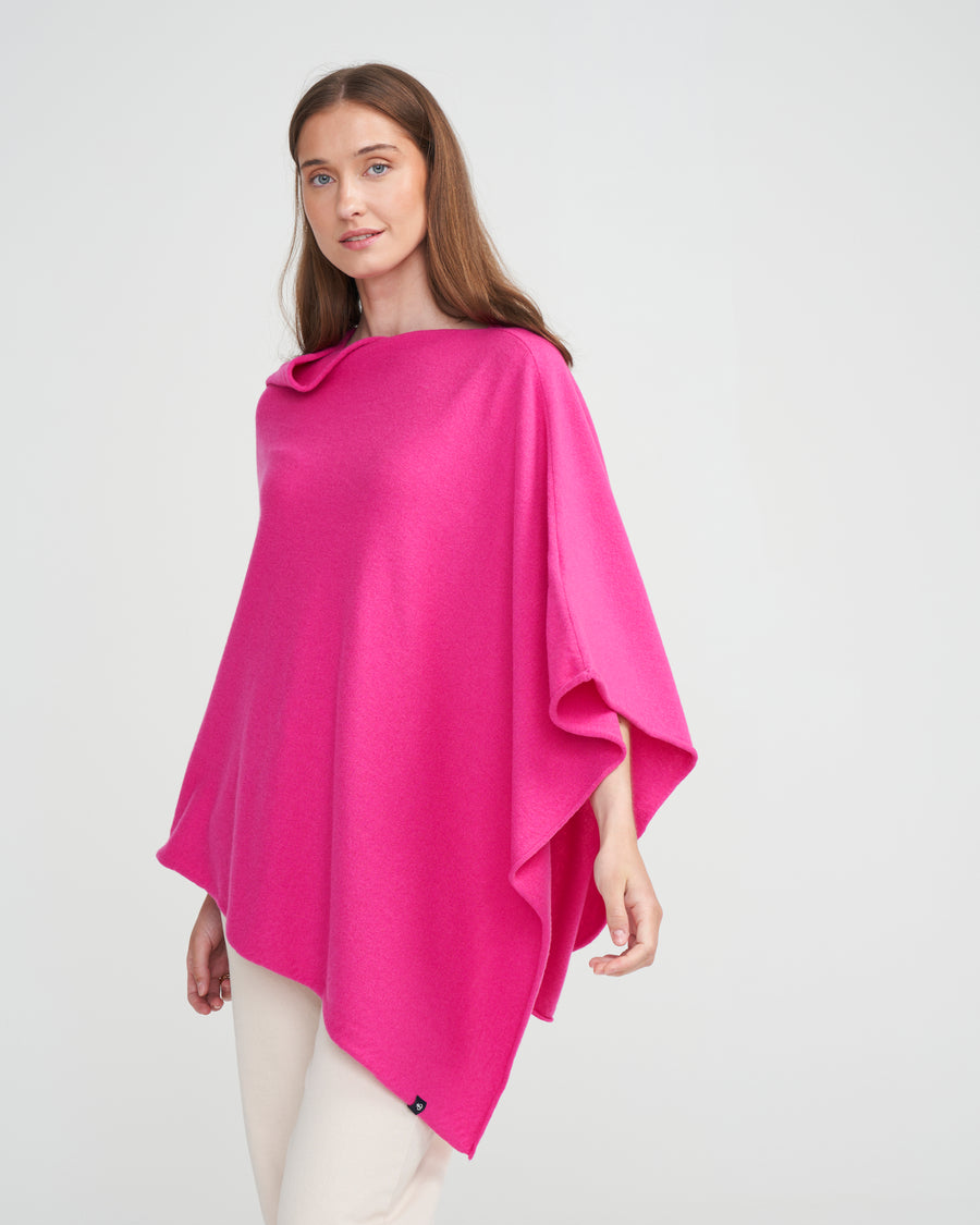 Sofie Poncho- Cerise