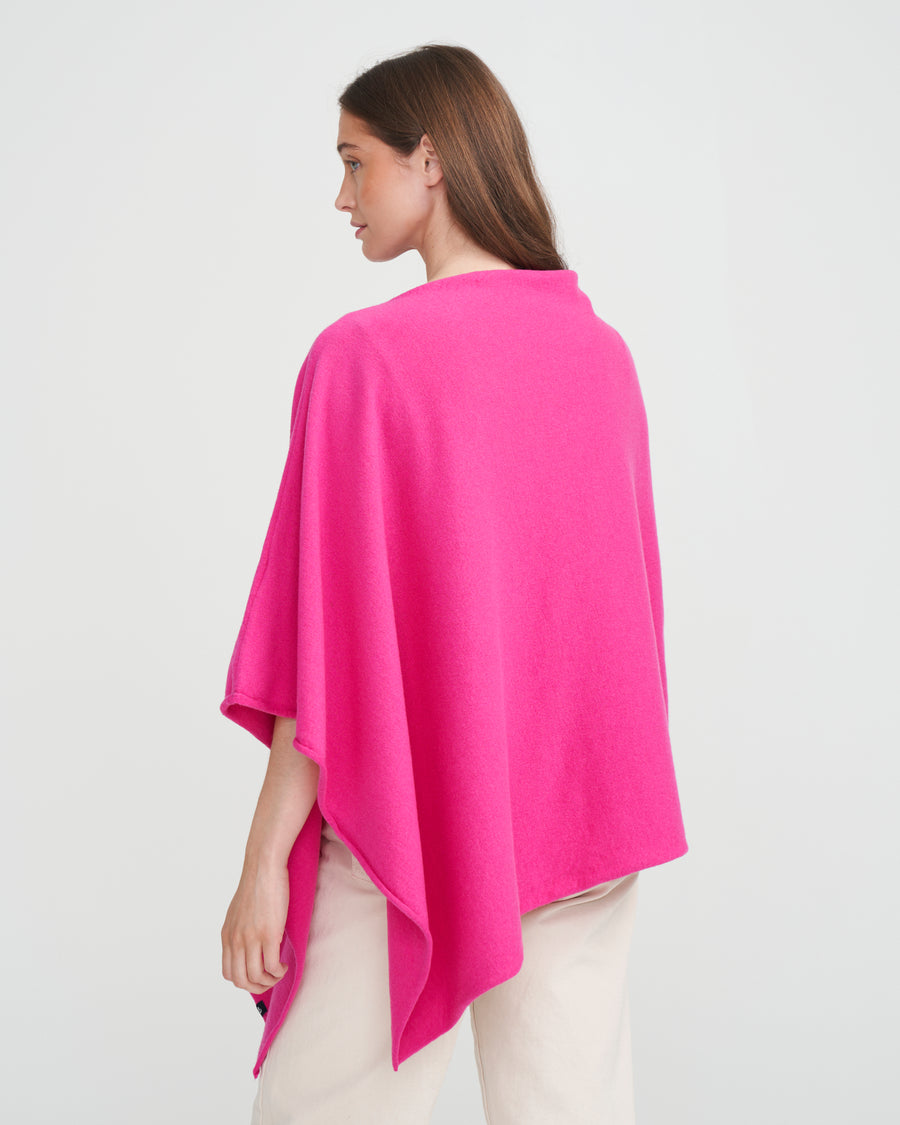 Sofie Poncho- Cerise