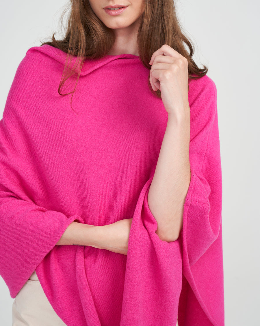 Sofie Poncho- Cerise