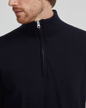 Stellan Windproof 1/4 Zip Sweater-Navy