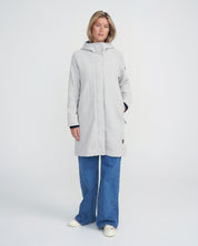 Tanja Windproof Coat - Light Grey Mel