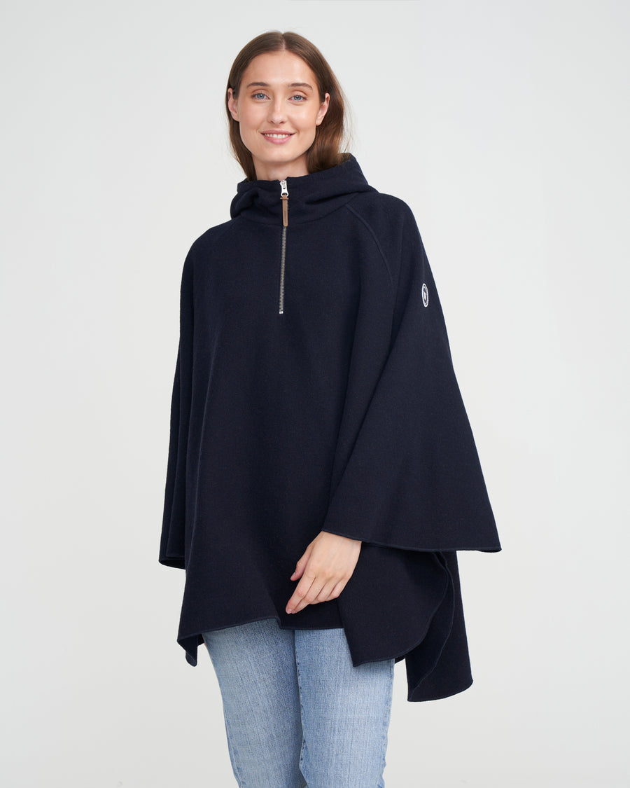 Tina Poncho WP- Navy