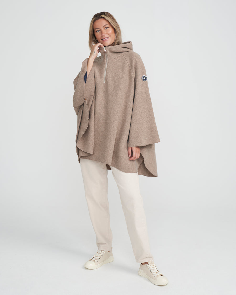 Tina Poncho WP- Khaki