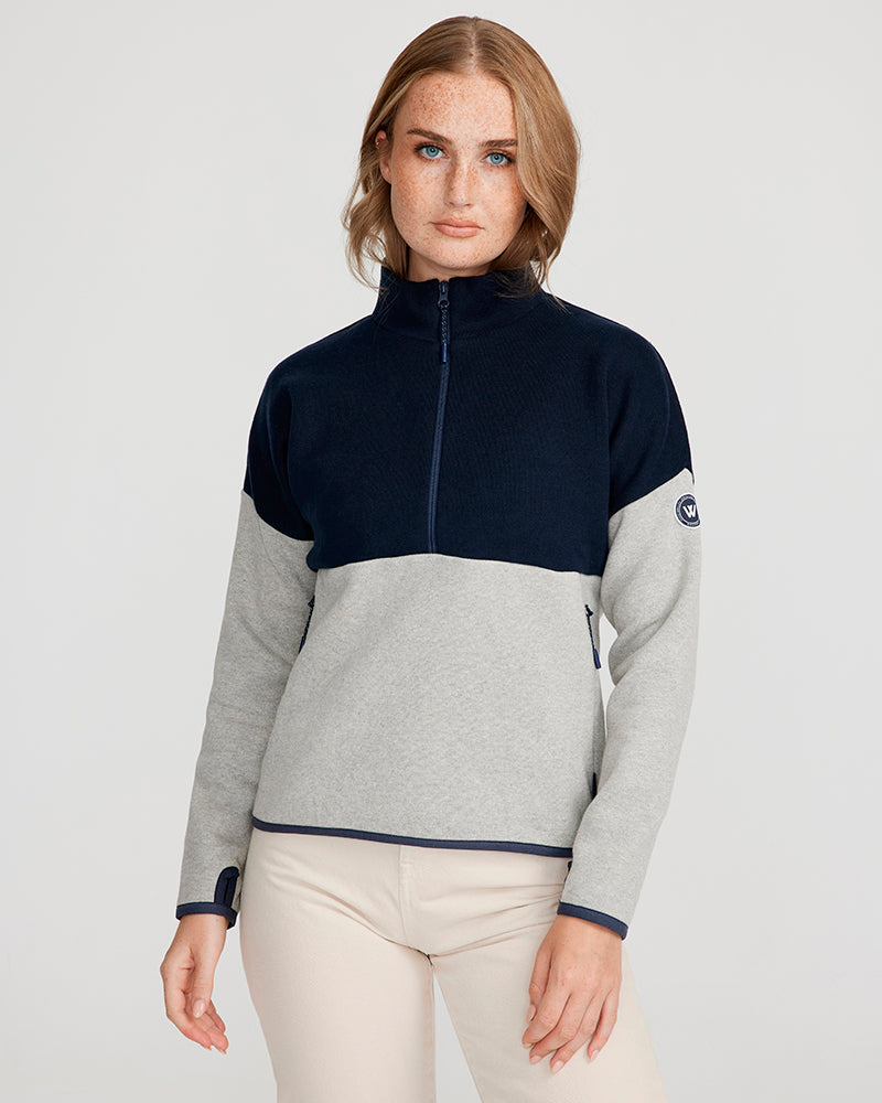 Vilhelmina Windproof - Light Grey / Navy