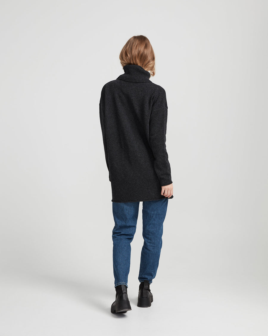 Wanda Crew-Anthracite Mel.