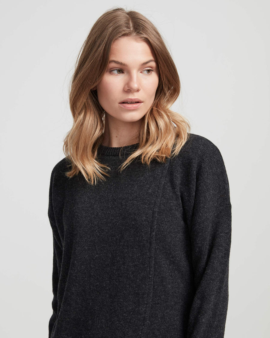 Wanda Crew-Anthracite Mel.