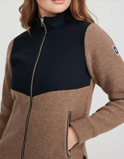 Tekla Full Zip windproof- Walnut/ Black
