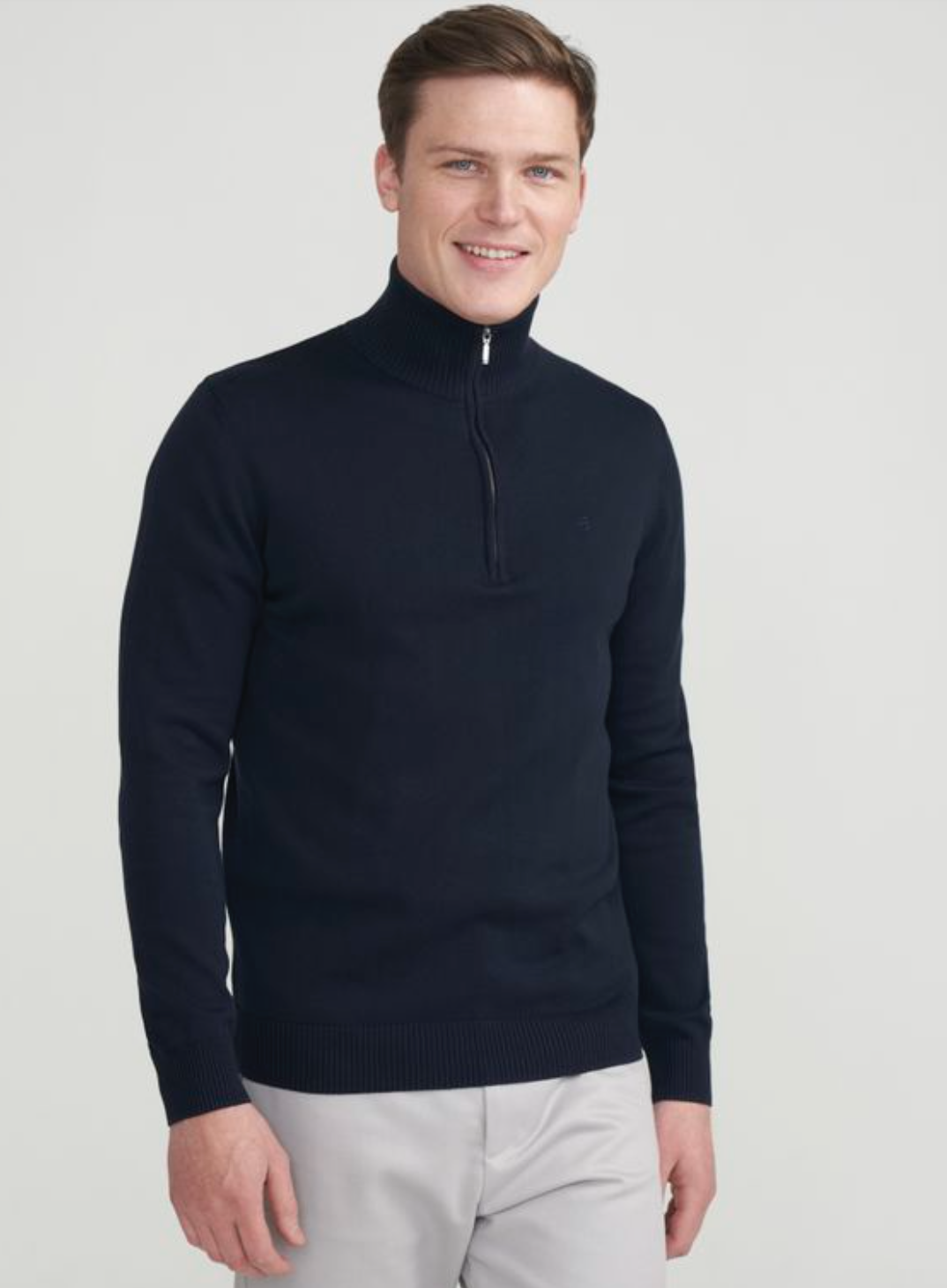 Holger T-Neck-Navy