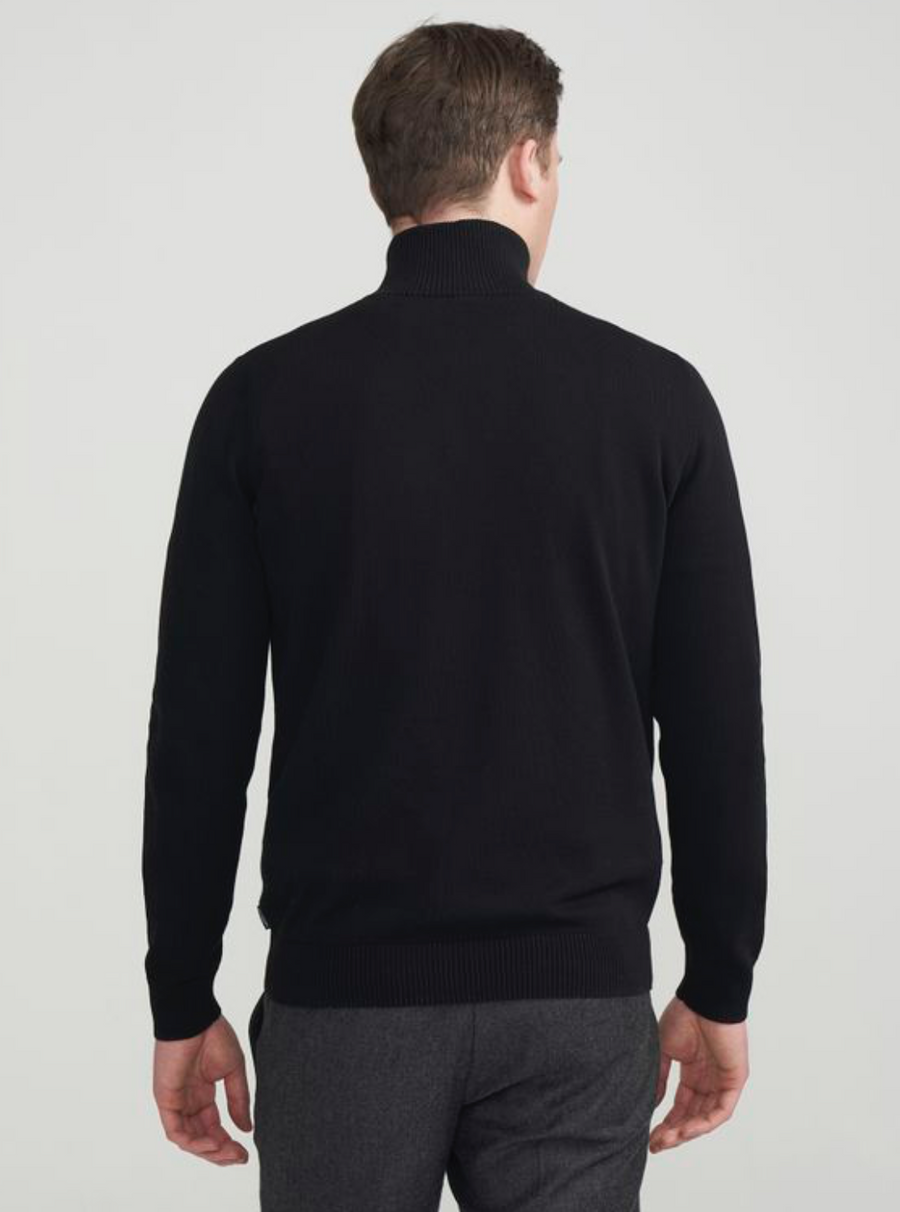 Holger T-Neck- Black