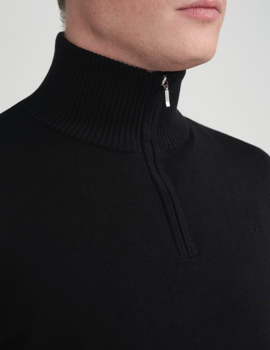 Holger T-Neck- Black