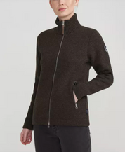 Claire Windproof Sweater-Brown Mel