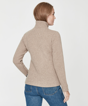 Claire Windproof Sweater-Khaki