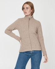 Claire Windproof Sweater-Khaki