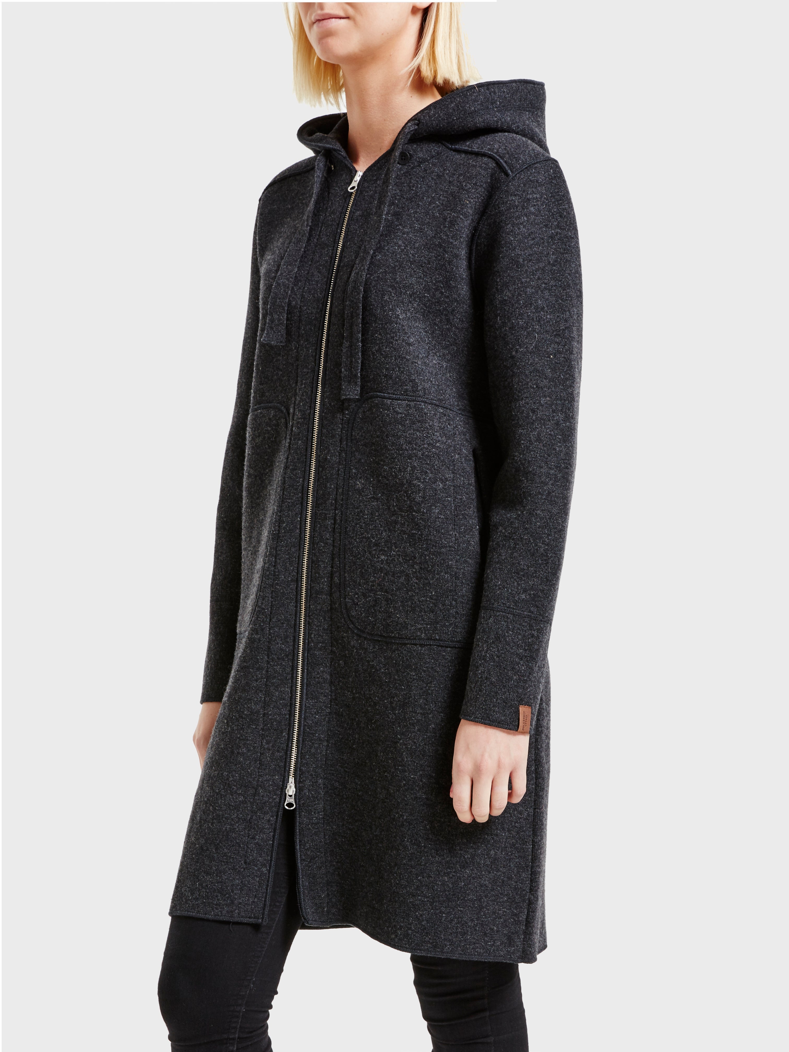 ほぼ新品！OVERCOAT HOODIE Holebrook Windproof Amber Coat-Anthracite Mel. – Holebrook USA