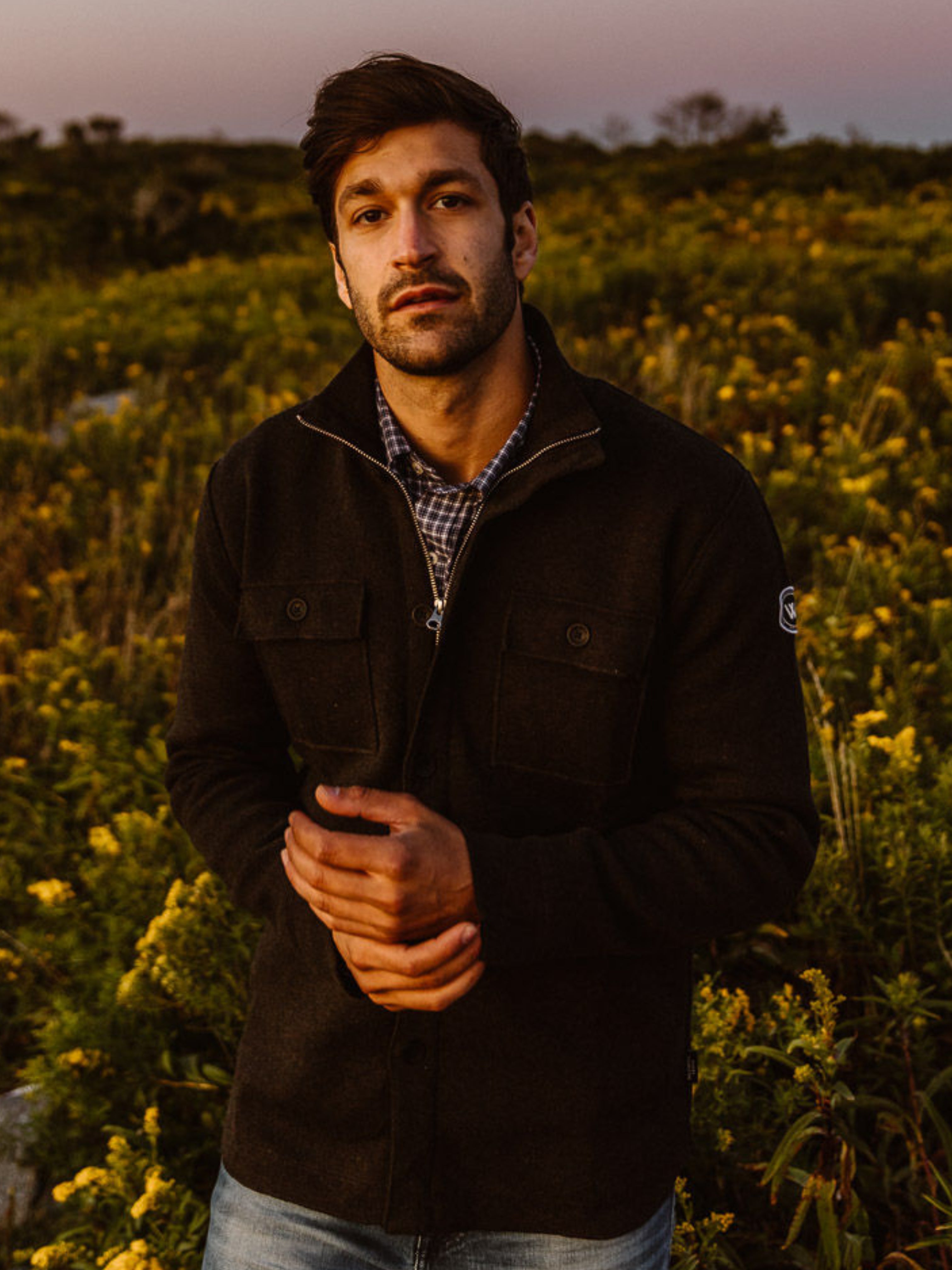 Edwin Windproof Shirt Jacket-Black Mel. – Holebrook USA