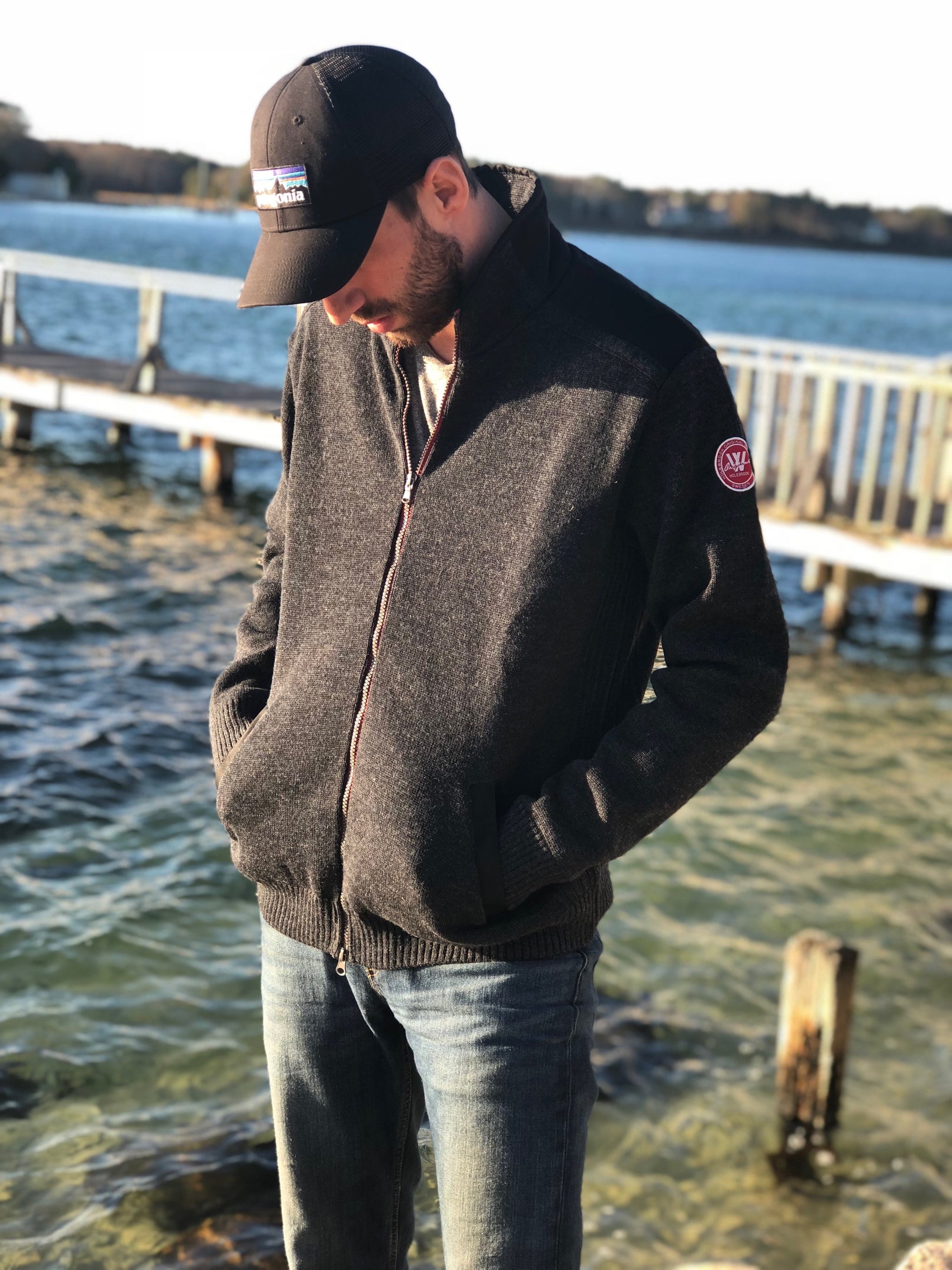 Gregor Wool Full Zip Windproof-Anthracite – Holebrook USA