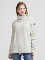 Martina Windproof Sweater -Light Grey Melange