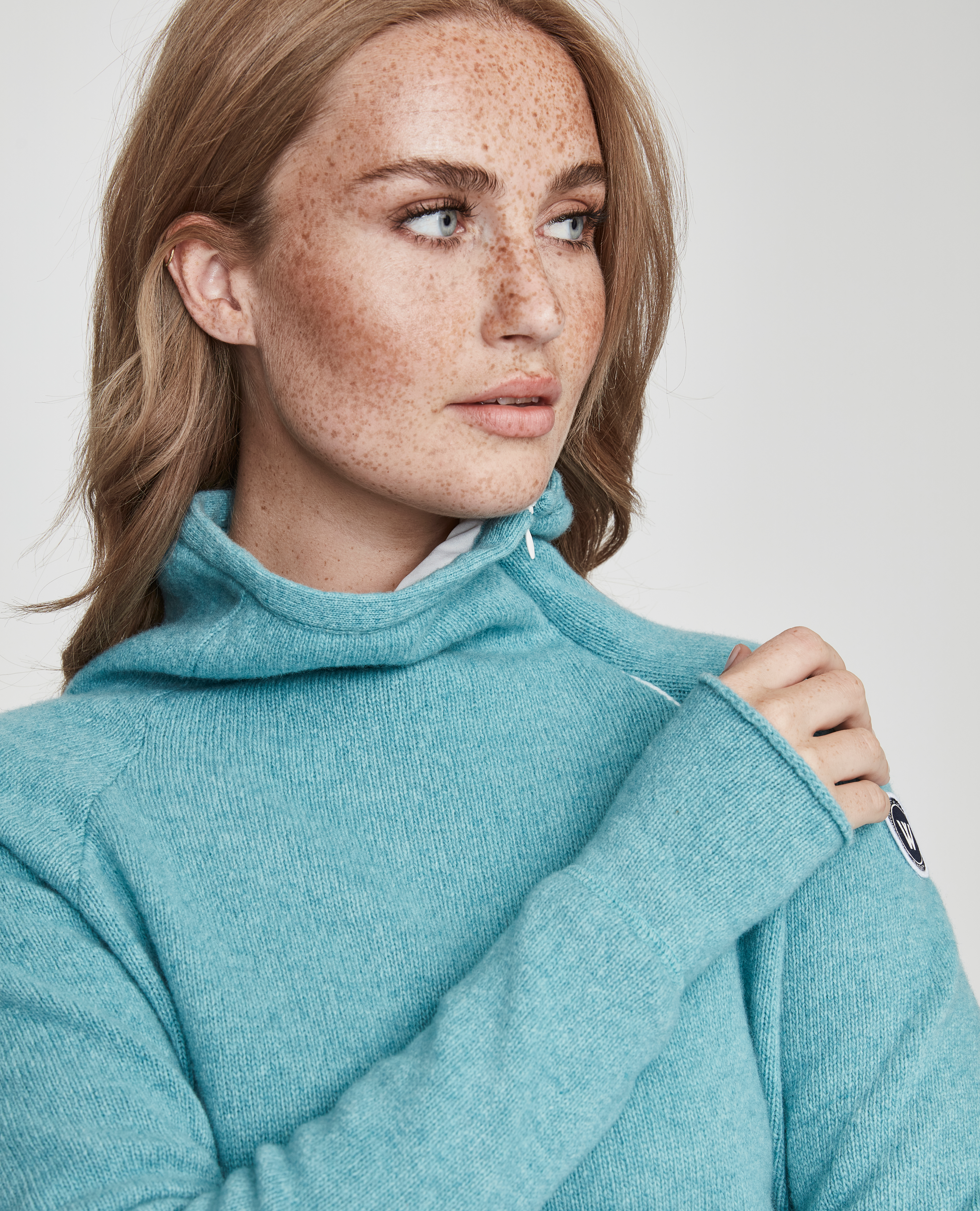 Martina Windproof Sweater- Blue Haze – Holebrook USA Martina Windproof Sweater- Blue Haze – Holebrook USA
