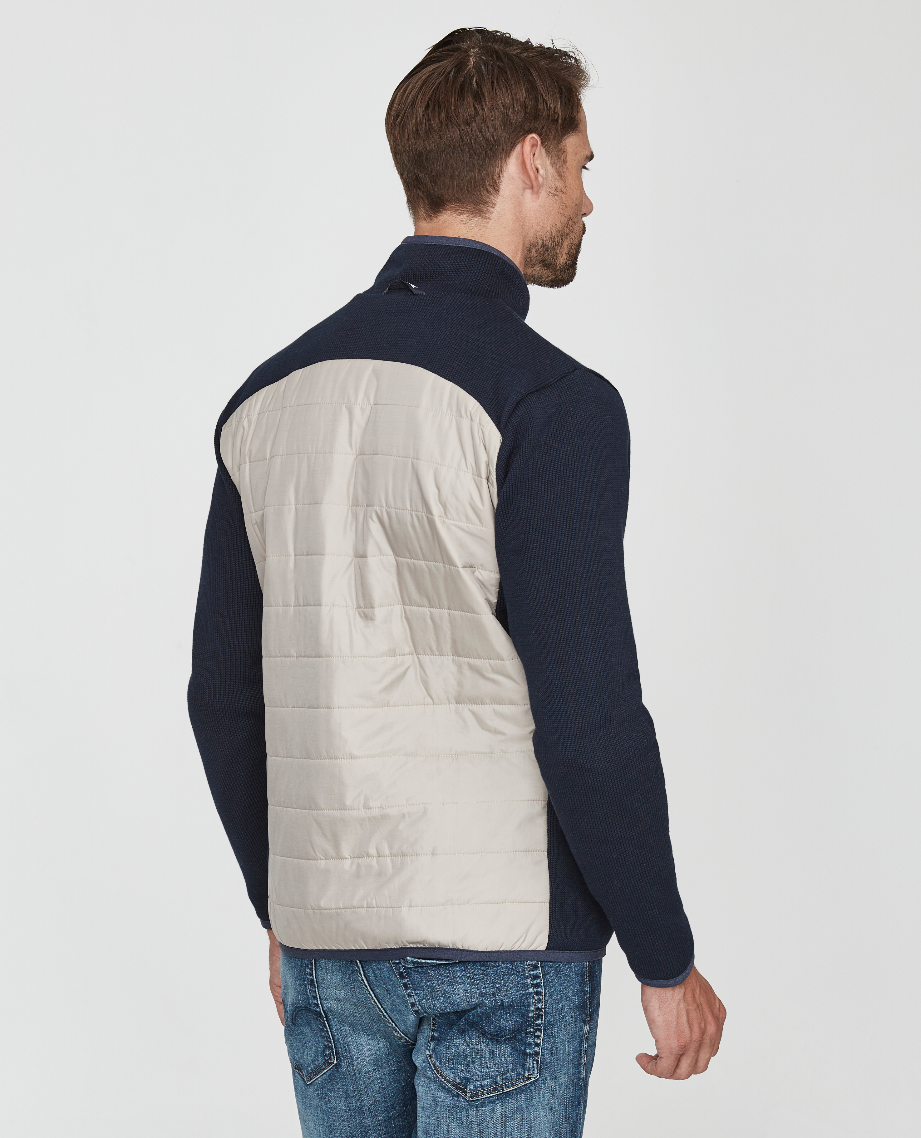 Peder Fullzip WP Navy/Khaki