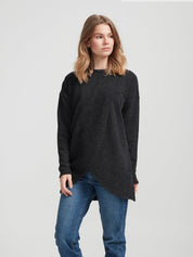 Wanda Crew-Anthracite Mel.