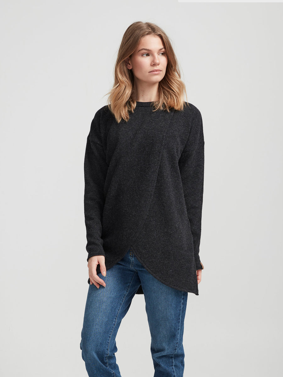 Wanda Crew-Anthracite Mel.